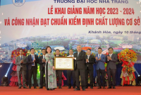 Trường ĐH Nha Trang tổ chức Lễ khai giảng năm học 2023 – 2024 và công bố quyết định công nhận đạt chuẩn kiểm định giáo dục lần thứ 3