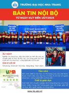 ĐIỂM TIN NỘI BỘ NTU TỪ 01/7 ĐẾN 15/7/2025
