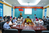 Trường Đại học Nha Trang làm việc với Đoàn khảo sát Bộ GD&ĐT về xây dựng định mức kinh tế – kỹ thuật