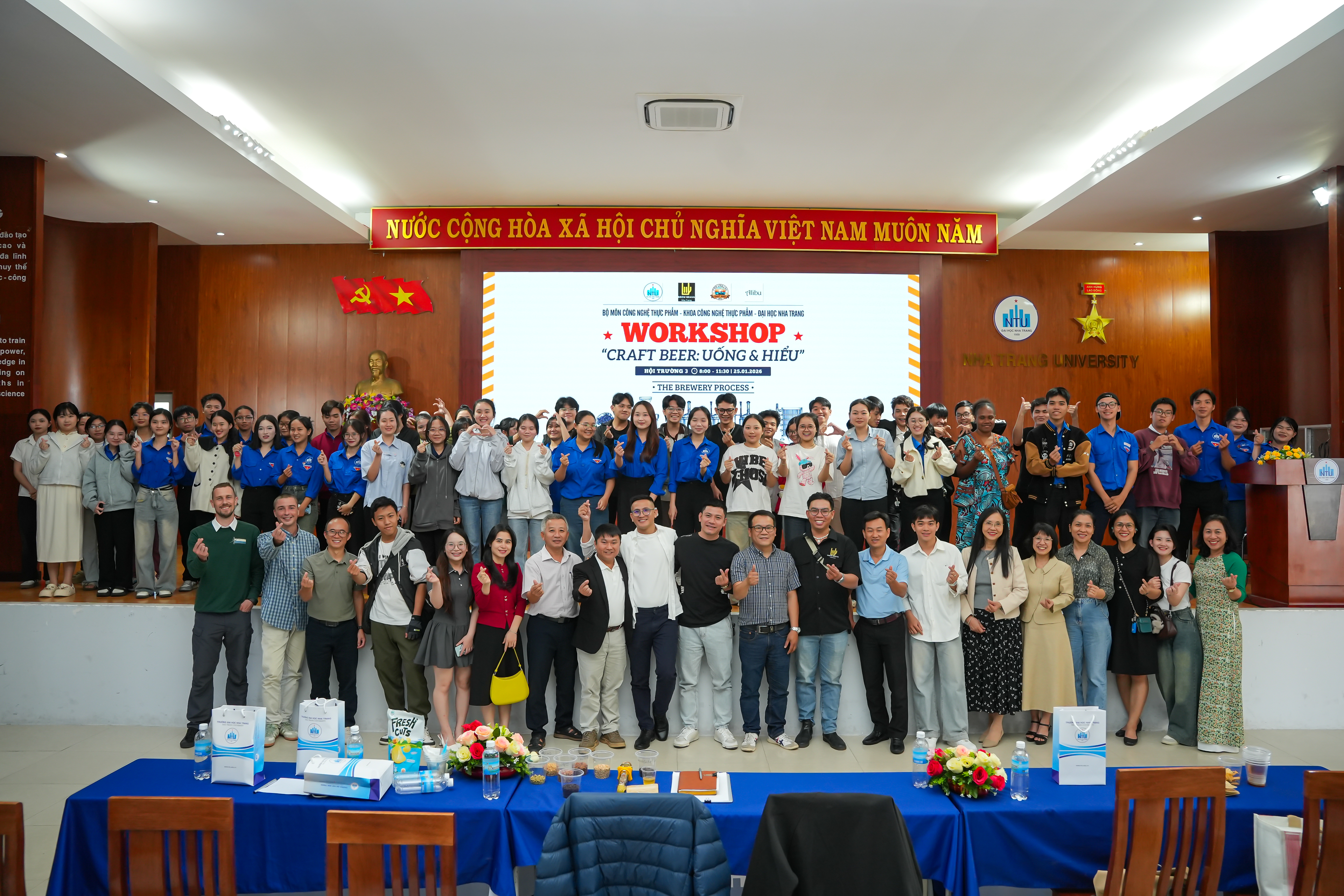 Workshop "Uống và Hiểu": Trang bị kiến thức nền tảng về bia thủ công cho sinh viên Trường Đại học Nha Trang