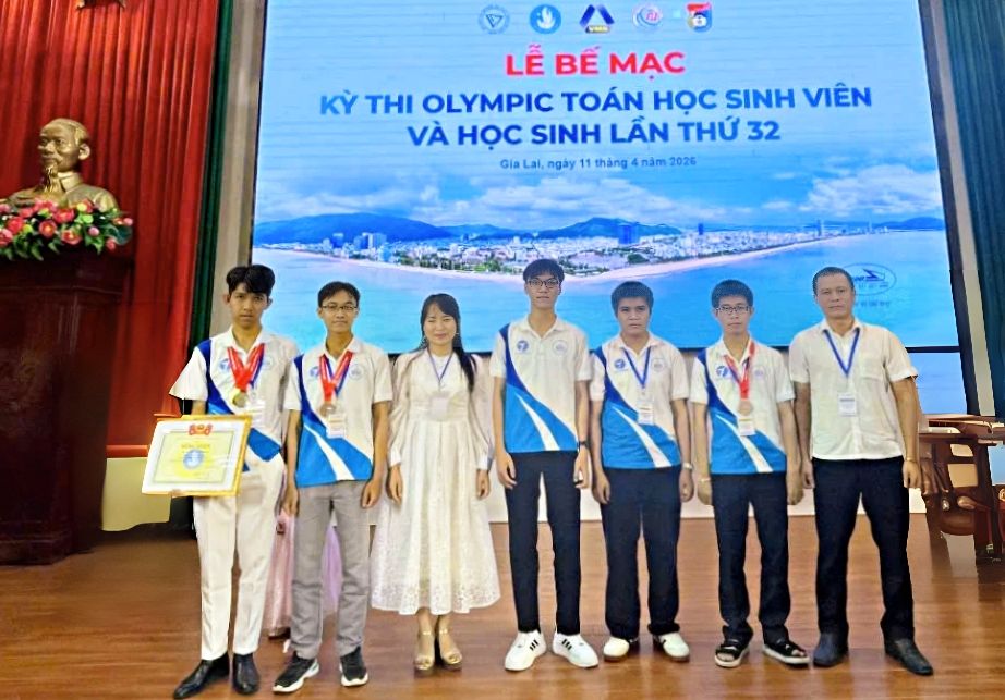Bế mạc và trao giải Olympic Toán học sinh viên toàn quốc lần thứ 32: NTU ghi dấu với 4 huy chương