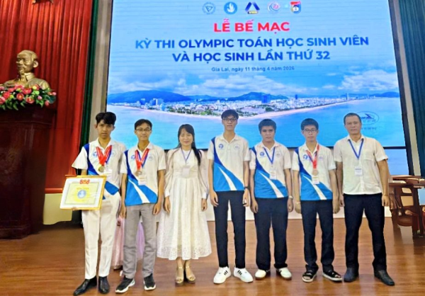 Bế mạc và trao giải Olympic Toán học sinh viên toàn quốc lần thứ 32: NTU ghi dấu với 4 huy chương