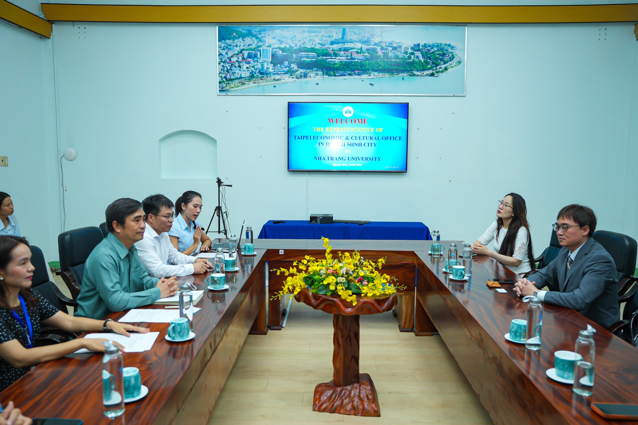 Trường Đại học Nha Trang thúc đẩy hợp tác giáo dục với Văn phòng Kinh tế và Văn hóa Đài Bắc