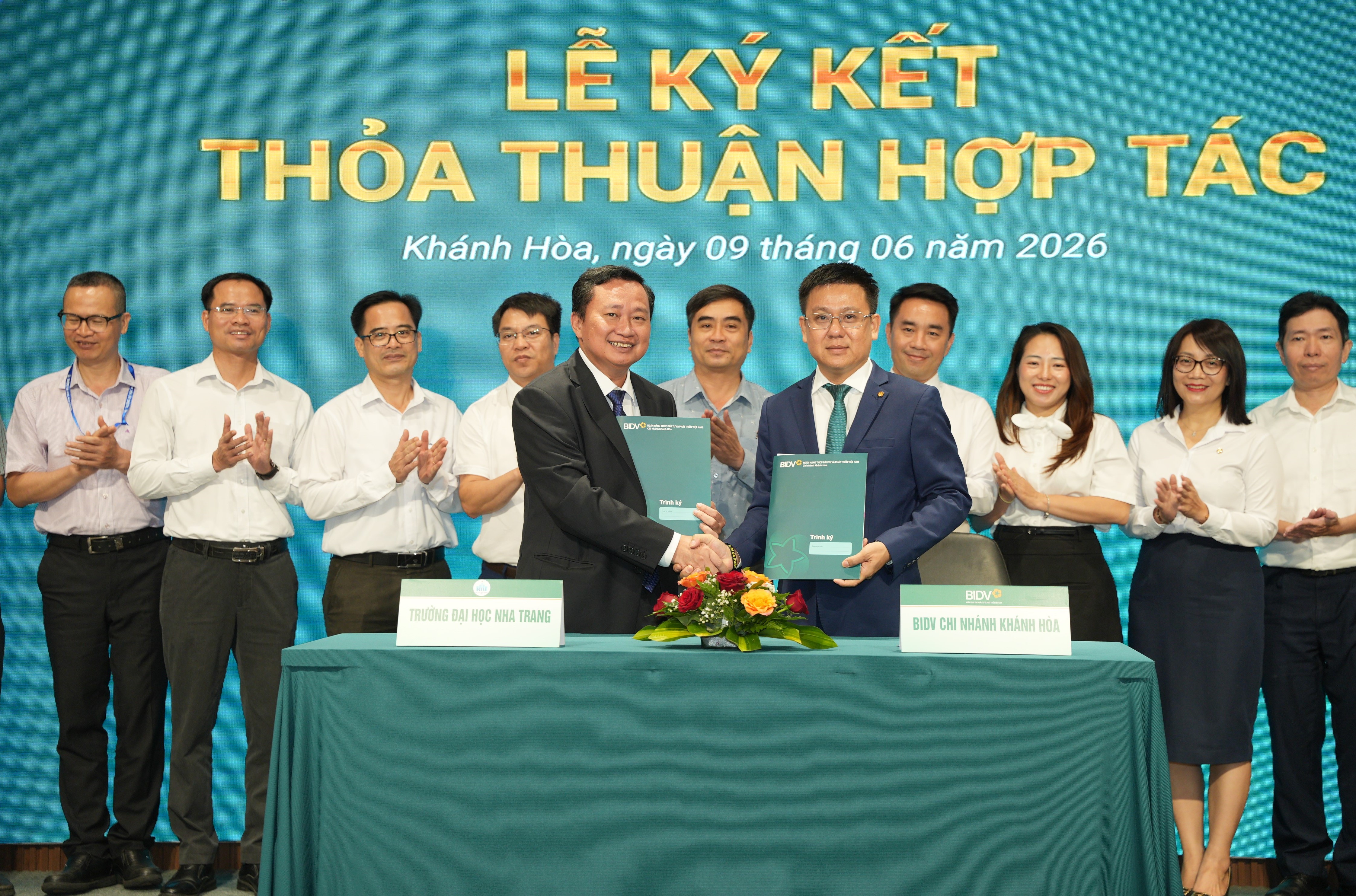 Trường Đại học Nha Trang ký kết thỏa thuận hợp tác toàn diện với BIDV Khánh Hòa