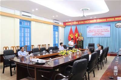 Phiên họp thứ nhất Hội đồng Giáo sư cơ sở Trường Đại học Nha Trang năm 2022