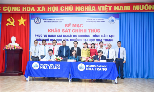 Hoàn thành đợt khảo sát chính thức đánh giá ngoài 04 chương trình đào tạo trình độ đại học của Trường Đại học Nha Trang