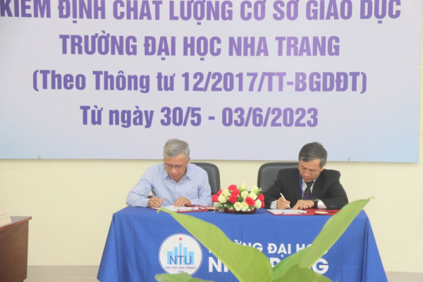 Hoàn thành khảo sát sơ bộ cơ sở giáo dục đại học tại Trường ĐH Nha Trang