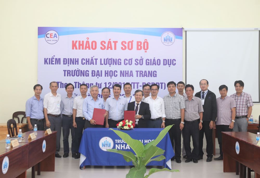 Hoàn thành khảo sát sơ bộ cơ sở giáo dục đại học tại Trường ĐH Nha Trang