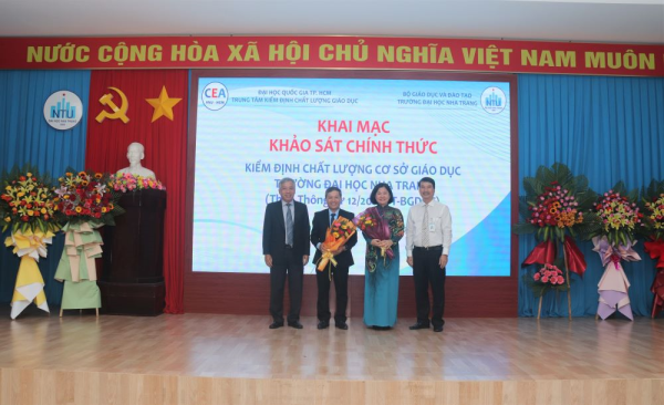 Khai mạc Kỳ khảo sát chính thức cơ sở giáo dục chu kỳ 3 tại Trường ĐH Nha Trang