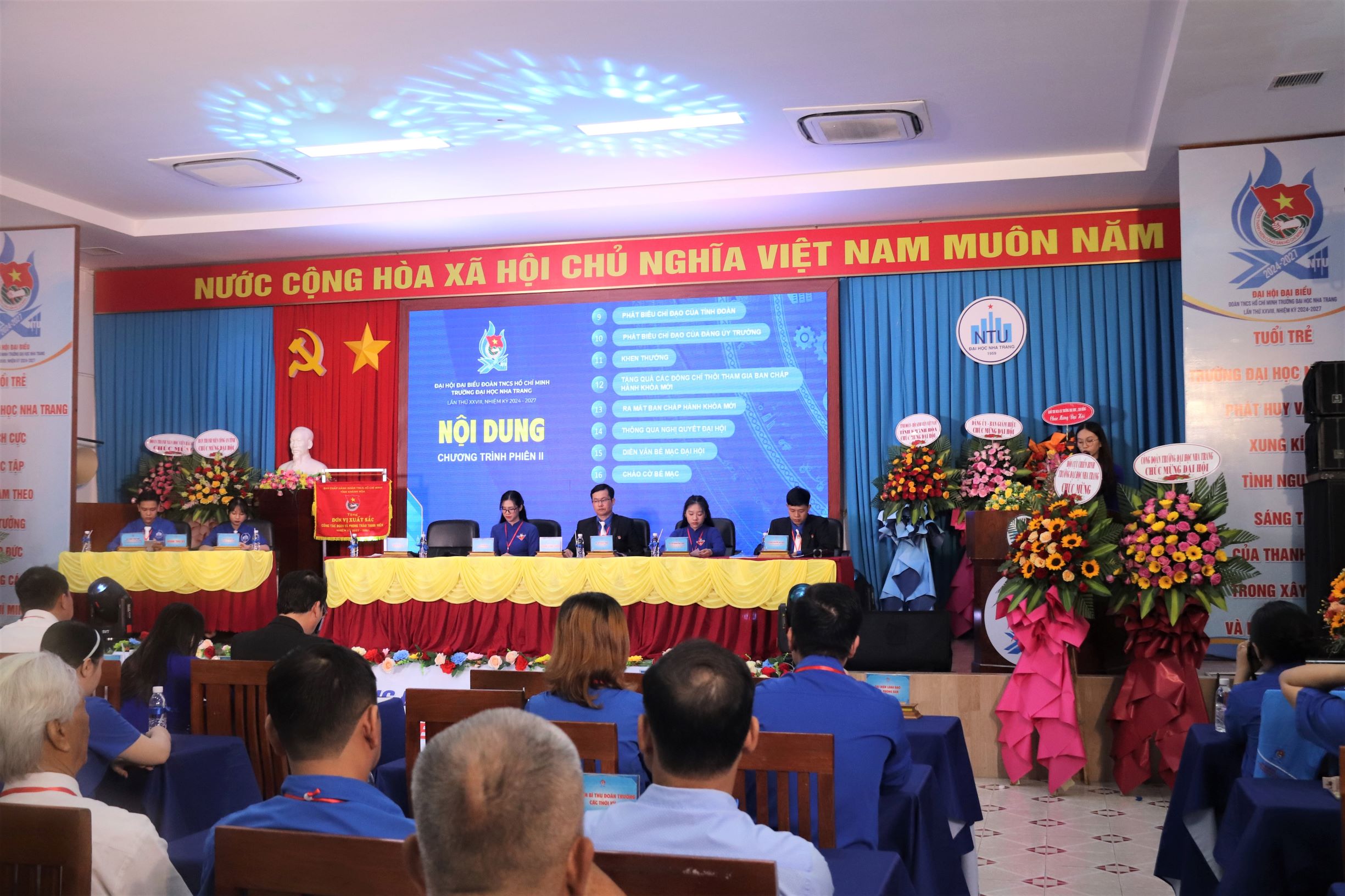 Đại hội đại biểu Đoàn Trường Đại học Nha Trang lần thứ XXVIII,  Nhiệm kỳ 2024 - 2027