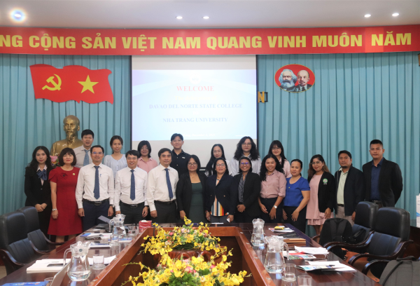 Trường Đại học Nha Trang đón tiếp và làm việc đoàn công tác  Trường Davao Del Norte State College, Philippines