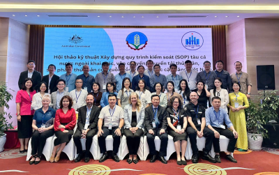 Trường ĐH Nha Trang đồng tổ chức “Hội thảo Kỹ thuật Xây dựng quy trình kiểm soát tàu cá nước ngoài khai thác, vận chuyển, chuyển tải thủy sản, sản phẩm thủy sản có nguồn gốc từ khai thác cập cảng Việt Nam